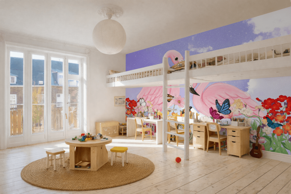 Flamingo Blossom Bounty