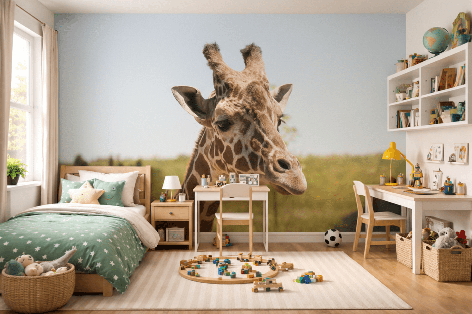 Savannah Giraffe Gaze