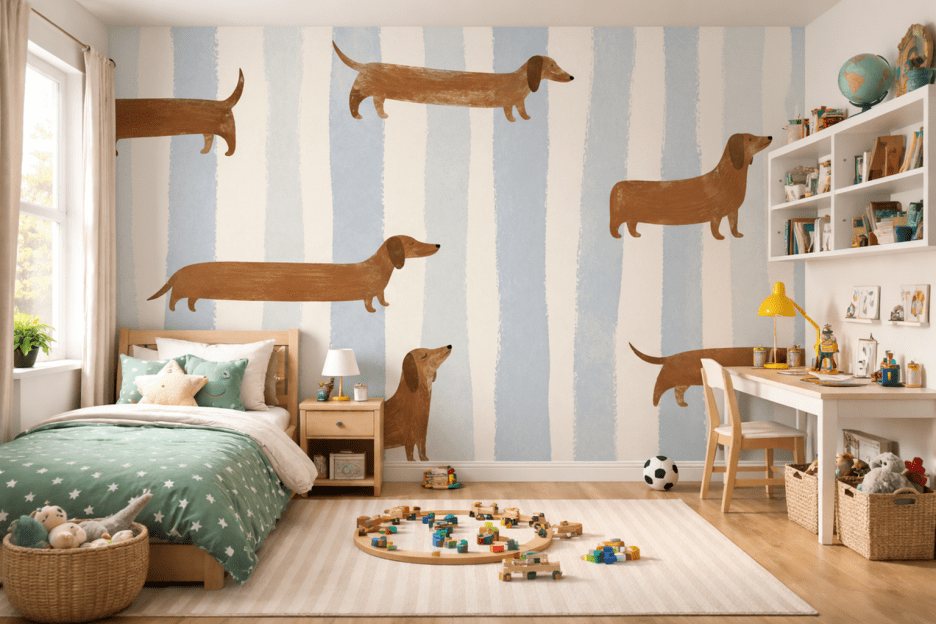 Linear Canine Parade