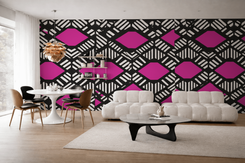 Neon Diamond Matrix
