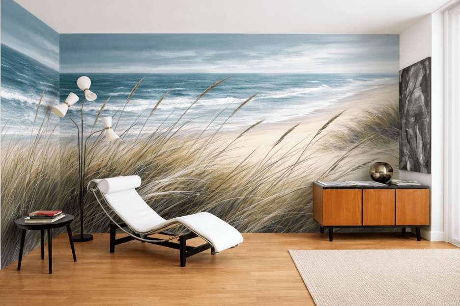 Serene Shoreline Grass