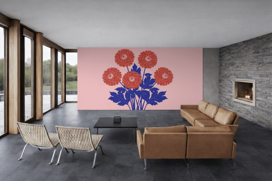 Crimson Dahlia Bouquet