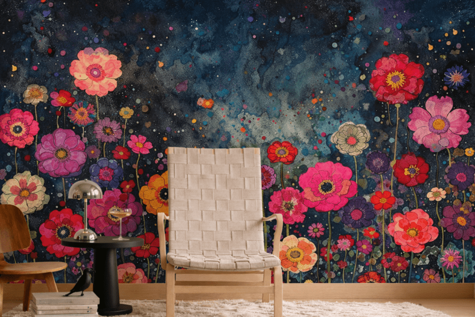Radiant Petal Mosaic