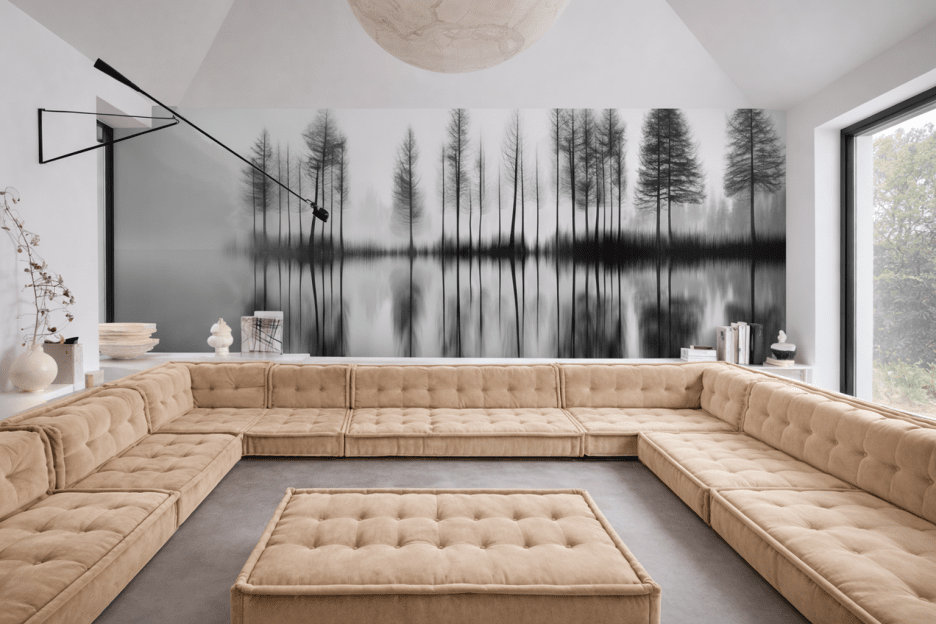 Saffron Forest Mirage