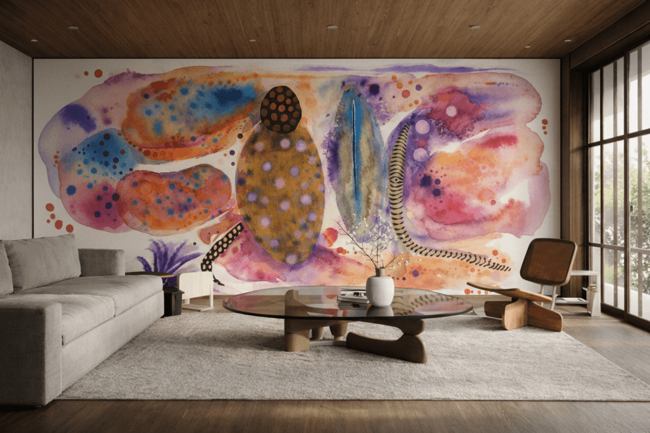 Eclectic Coral Tapestry