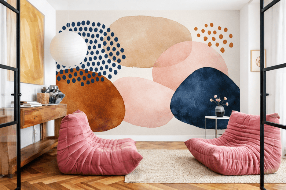 Polka Pebble Mosaic