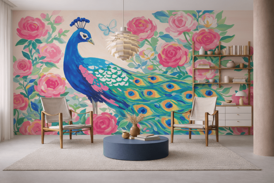 Peacock Blossom Veil