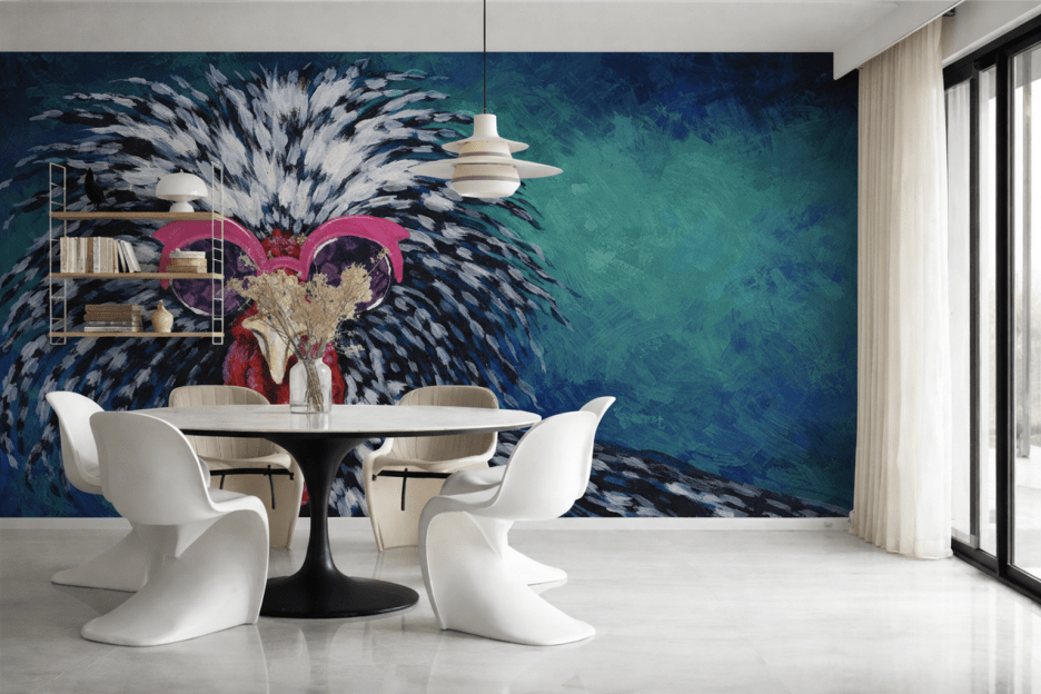 Chic Rooster Portrait