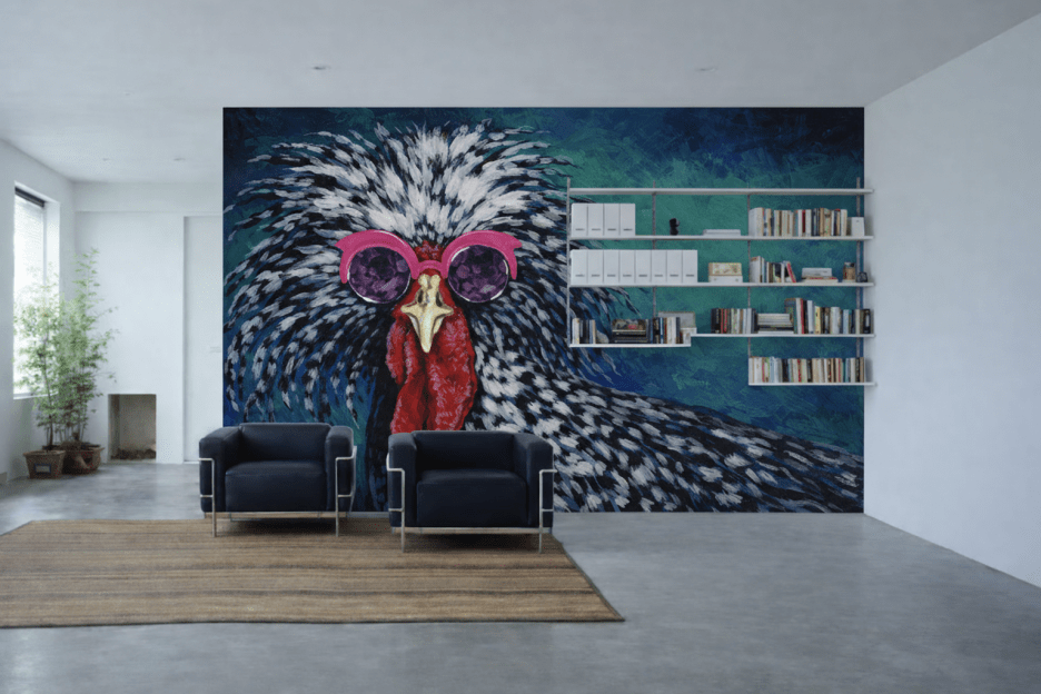 Chic Rooster Portrait