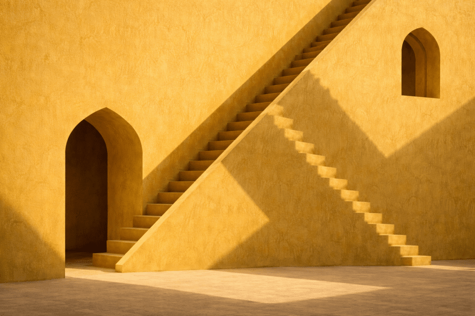 Ochre Stairwell