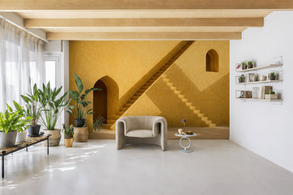 Ochre Stairwell