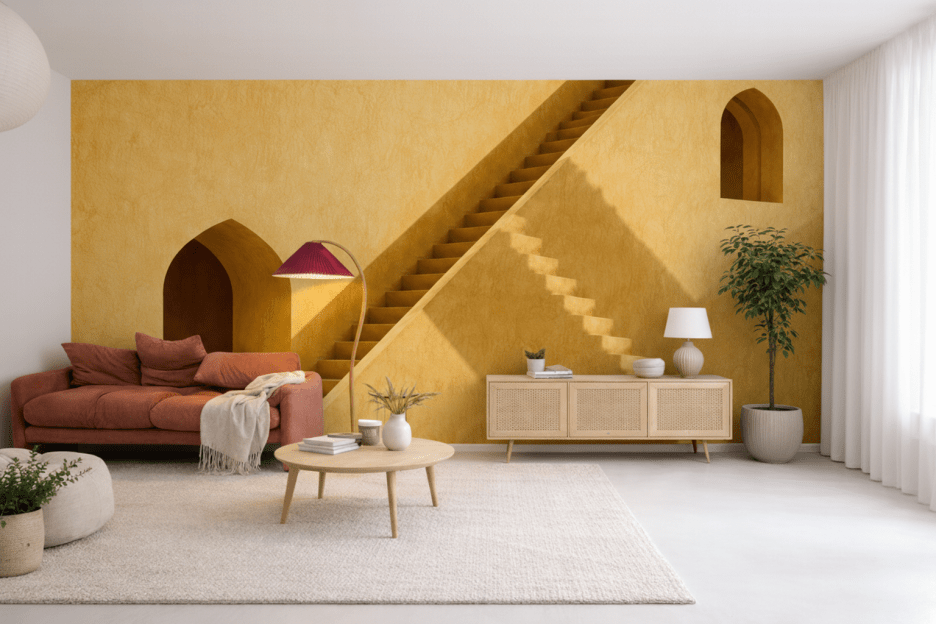 Ochre Stairwell