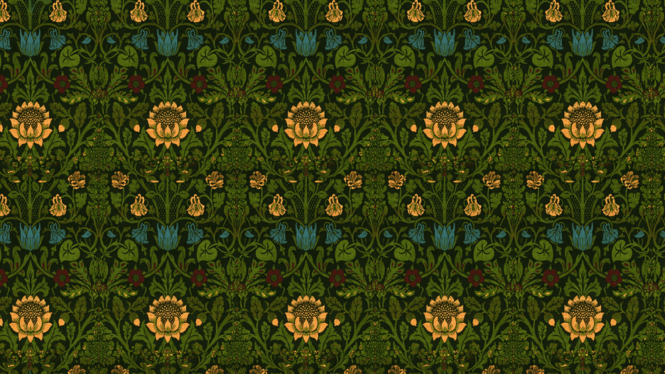 William Morris Lotus Canopy