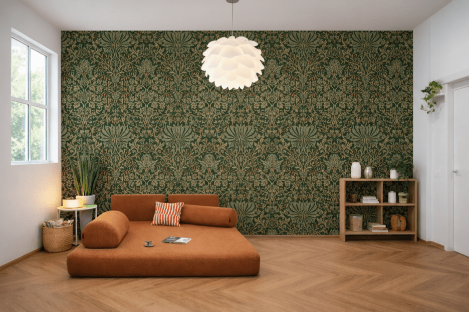 William Morris Floral Embellishment