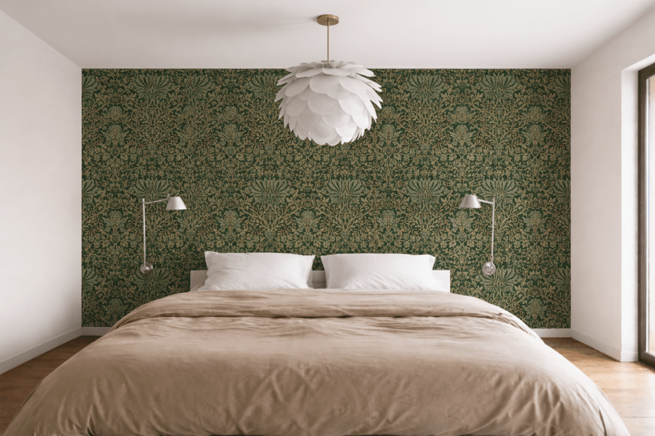 William Morris Floral Embellishment