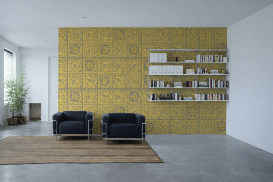 William Morris Gilded Petal Mosaic