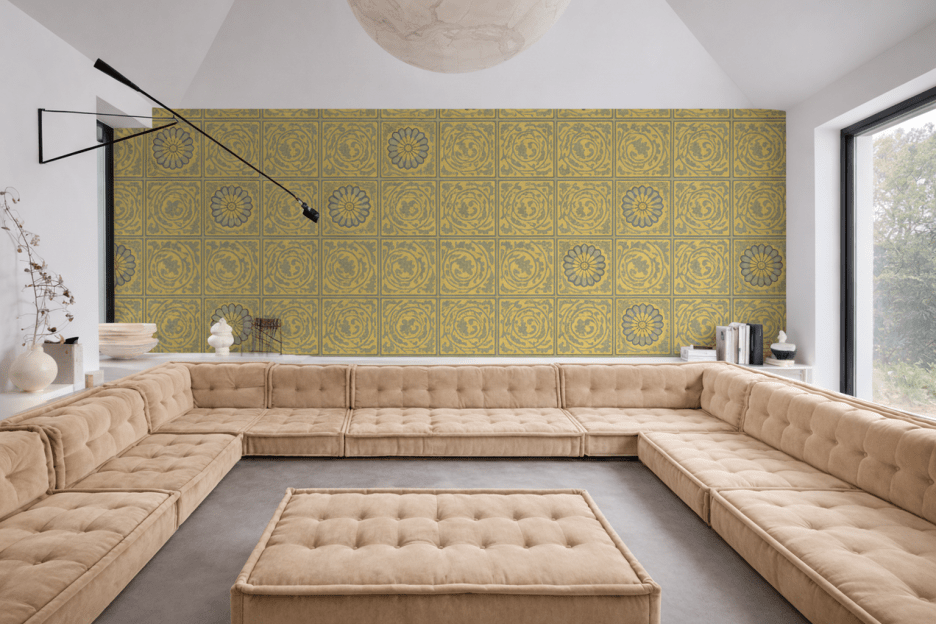 William Morris Gilded Petal Mosaic