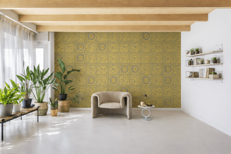 William Morris Gilded Petal Mosaic