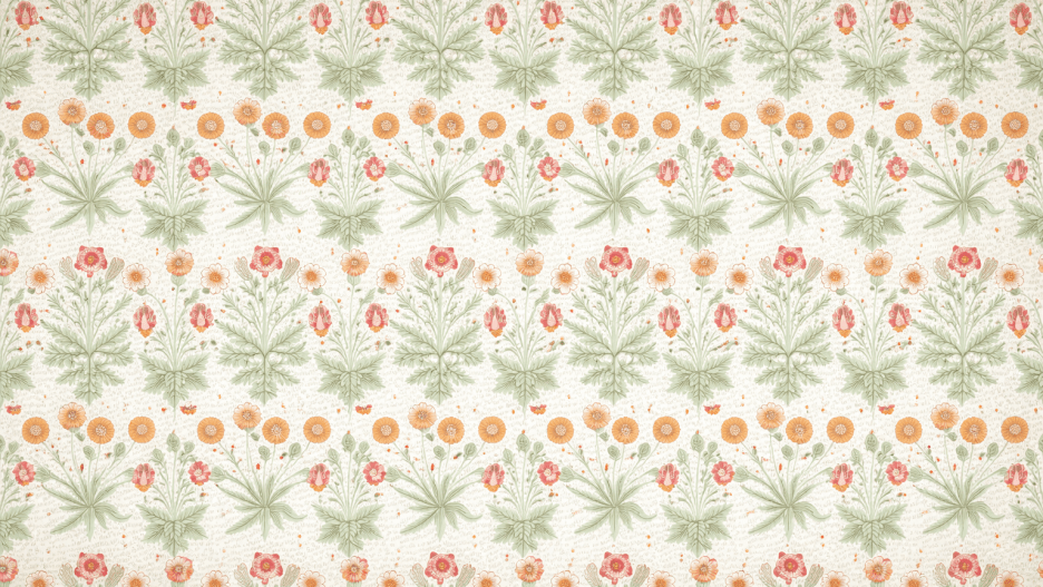 William Morris Lattice Flora Discovery