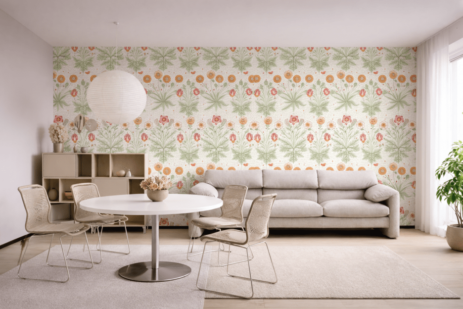 William Morris Lattice Flora Discovery