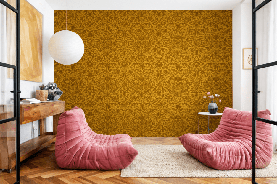 William Morris Amber Flourish