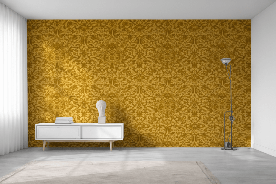 William Morris Amber Flourish