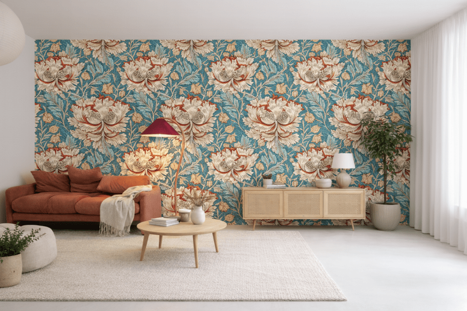 William Morris Botanical Ink Bloom