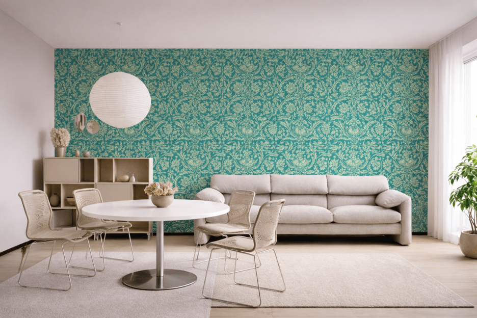 William Morris Turquoise Jardin