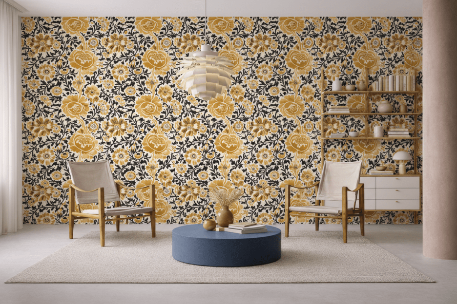 William Morris Gilded Blossom Trail