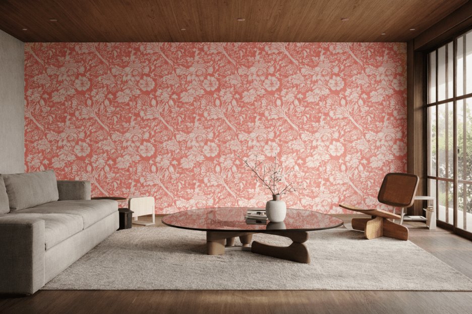 William Morris Coral Blossom Tapestry