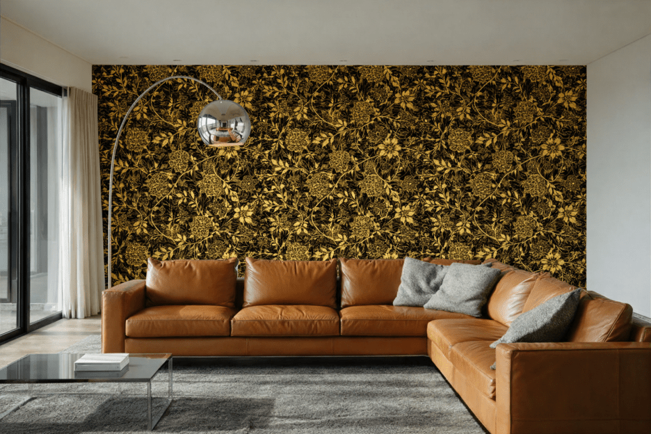 William Morris Gilded Vines Motif