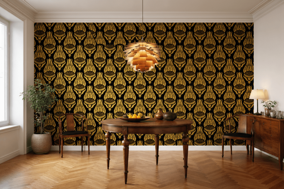 William Morris Gilded Veil