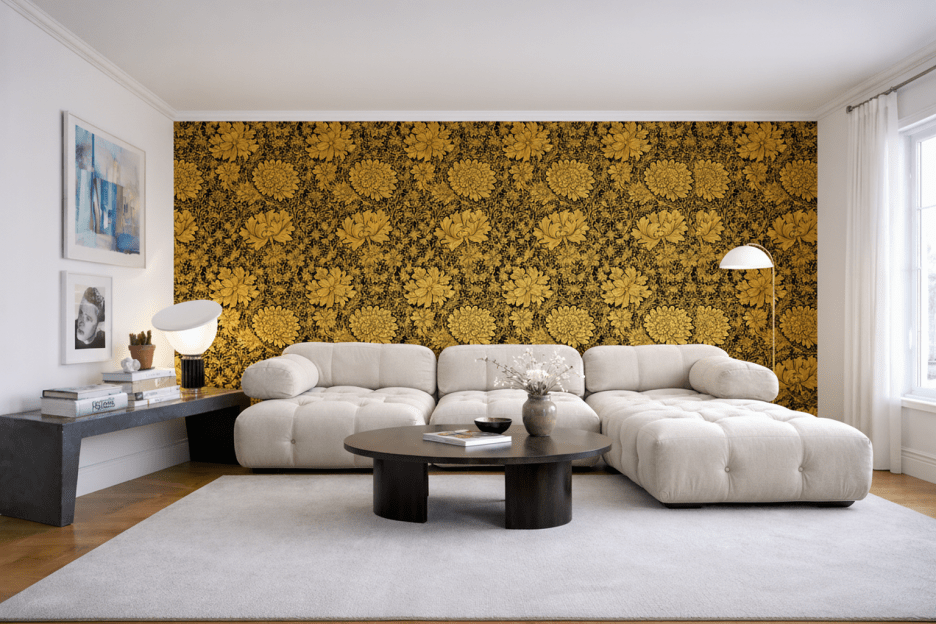 William Morris Golden Botanic Embrace