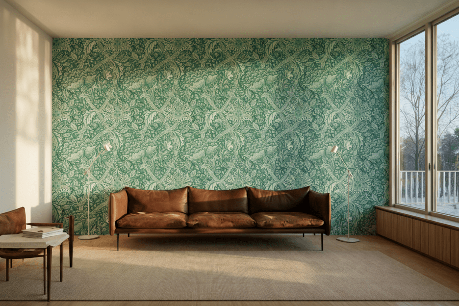 William Morris Verdant Scrollwork