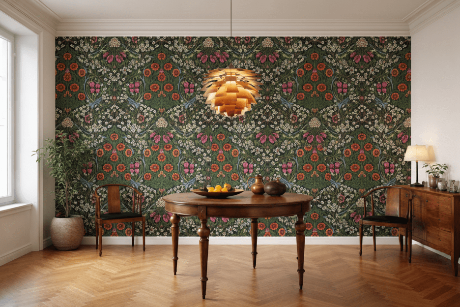 William Morris Floral Resonance