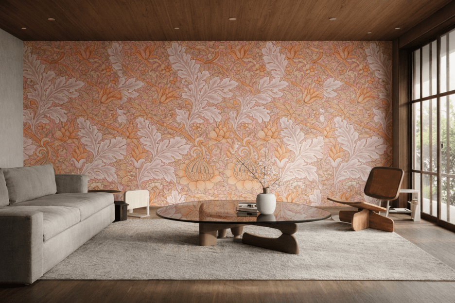 William Morris Ornate Blossom Veil
