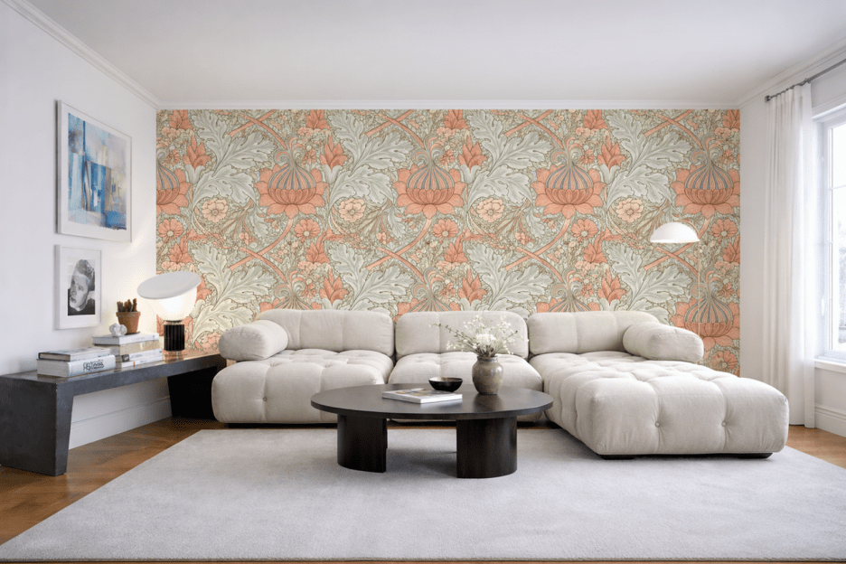 William Morris Whimsical Petal Swirl
