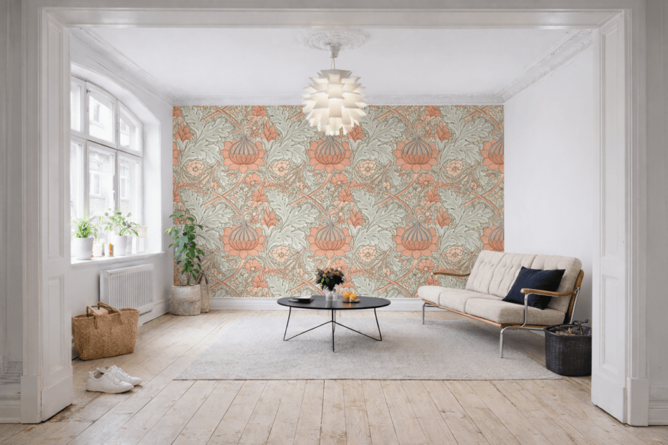 William Morris Whimsical Petal Swirl