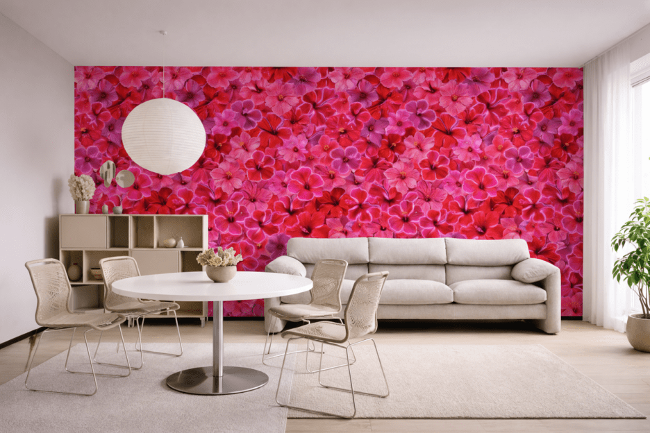 Saffron Petal Tapestry