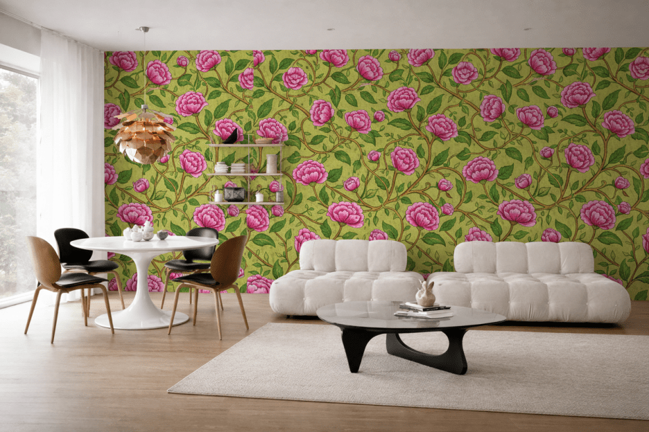 Rosy Lattice Garden