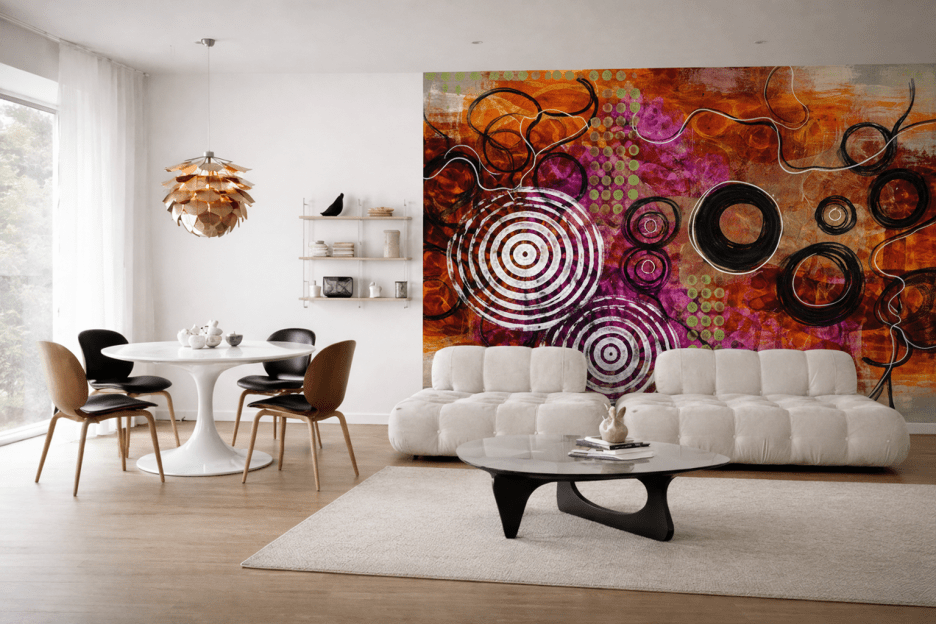 Saffron Spiral Dance
