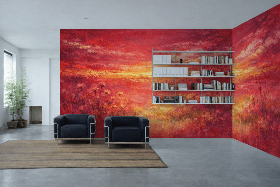 Floral Sunset Canvas