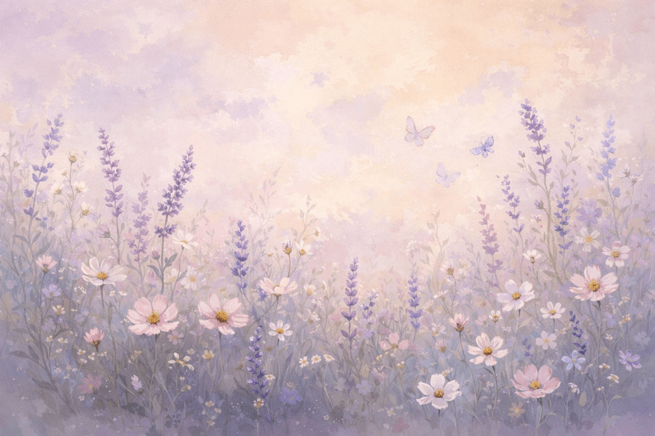 Lavender Meadowscape