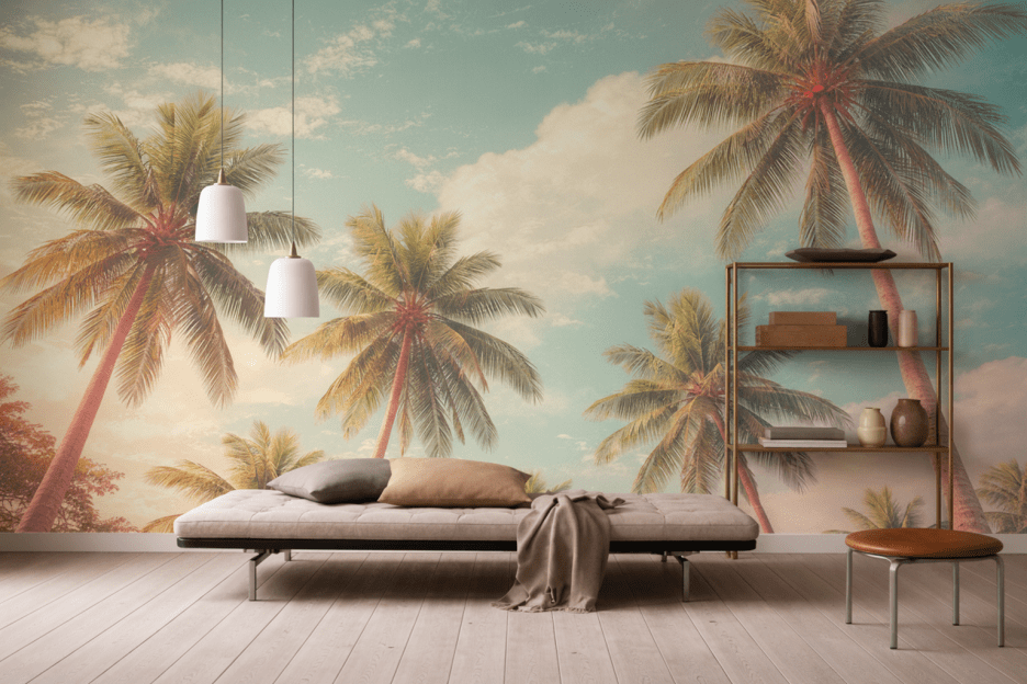 Palm Serenity Scene