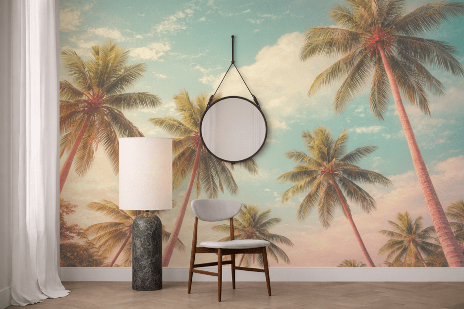Palm Serenity Scene