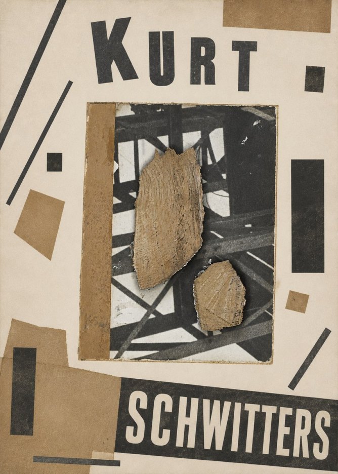 Kurt Schwitters Merz Collage with Found Objects No5 - Poster