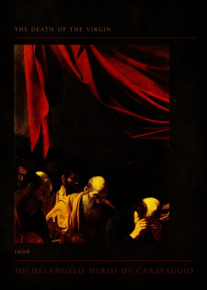 Michelangelo Merisi da Caravaggio The Death of the Virgin I No3 - Poster