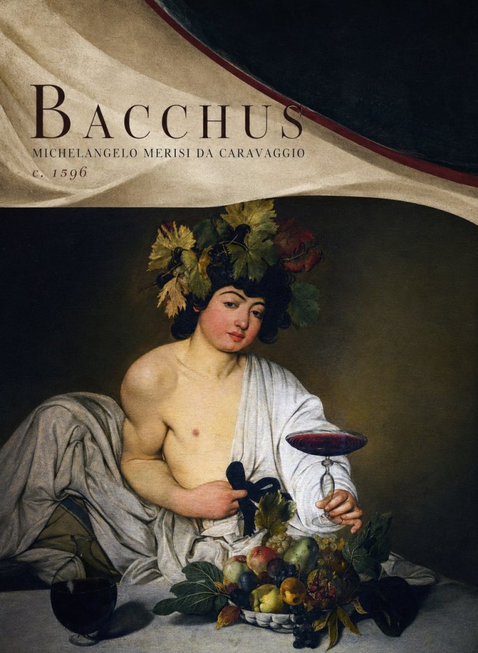 Michelangelo Merisi da Caravaggio Bacchus I No5 - Poster