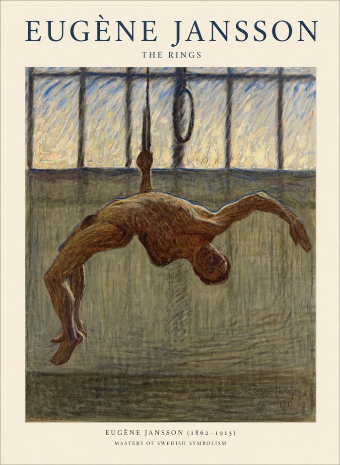 Eugène Jansson The Rings No1 - Poster
