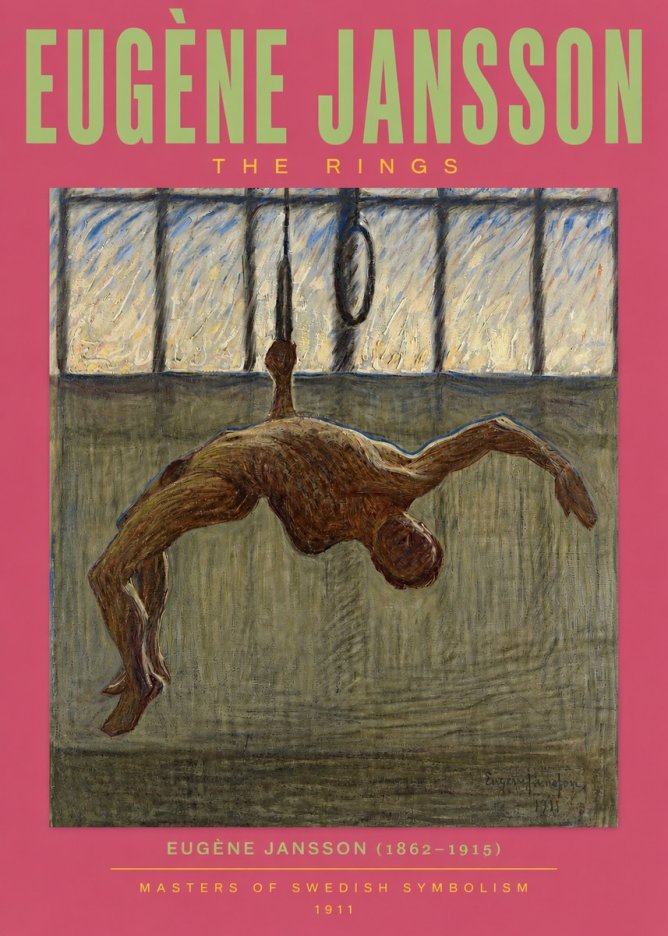 Eugène Jansson The Rings No3 - Poster